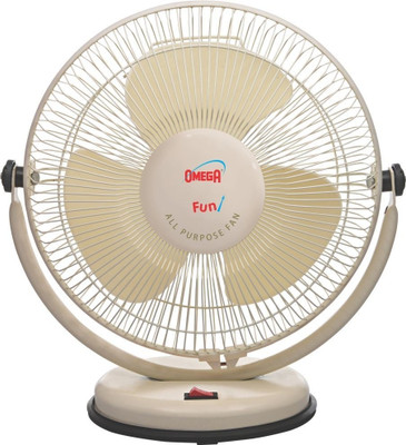 

Omega All Purpose 12 inch 3 Blade Table Fan(White)