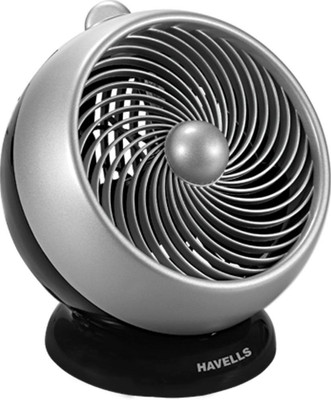 

Havells i-Cool 3 Blade Table Fan(Black Grey), Black;silver