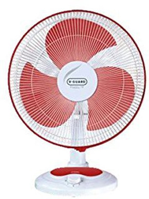 

V-Guard Finesta Table Fan 400mm 3 Blade Table Fan(Red, Pack of 1)