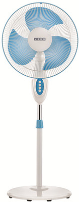 Usha Helix Pro High Speed 3 Blade Pedestal Fan(White, Blue) available at flipkart for Rs.3075
