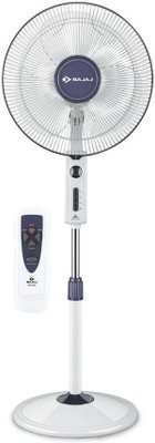 

Bajaj Victor Remote 400mm 3 Blade Pedestal Fan(white, Pack of 1), Grey