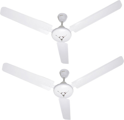 

Citron CF003 (Pack of Two) 3 Blade Ceiling Fan(White)