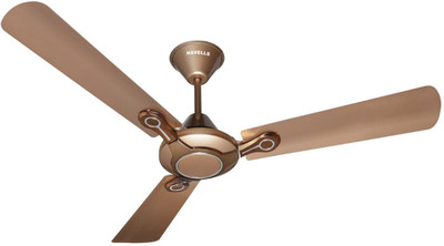 

Havells 1200MM LEGANZA 3 Blade Ceiling Fan(Gold, Brown)