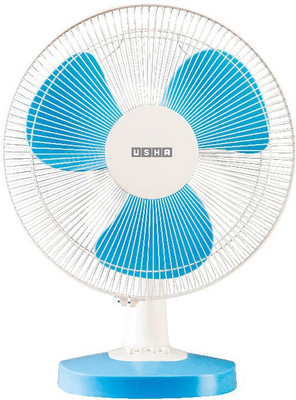 

Usha MIST AIR DUOS 3 Blade Table Fan(BLUE, Pack of 1)