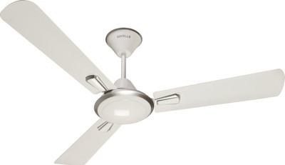 

Havells 1200mm Furia Silver 3 Blade Ceiling Fan(White, Silver), Ivory