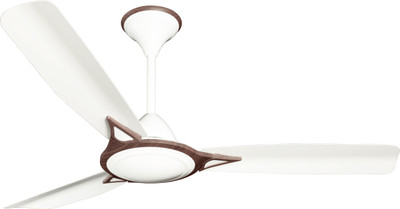 

Crompton Aggnus Primus 3 Blade Ceiling Fan(Dark Wood, Pack of 1), White
