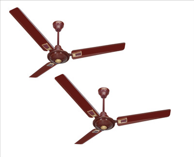 

ACTIVA APSRA DECO 5 STAR PACK OF TWO 3 Blade Ceiling Fan(BROWN, Pack of 2)