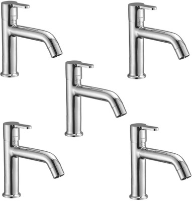 

Oleanna ModelO-09 Orange Pillar Cock High Neck Chrome Finishing (Disc Fitting | Quarter Turn | Form Flow) (Pack of 5 Pcs) Pillar Tap Faucet(Deck Mount Installation Type)