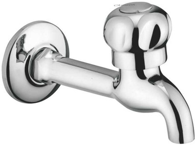 

Oleanna MN-03 Moon Long Nose Bib Cock With Wall Flange Long Body Tap (Disc Fitting | Quarter Turn | Form Flow) Pillar Tap Faucet(Wall Mount Installation Type)