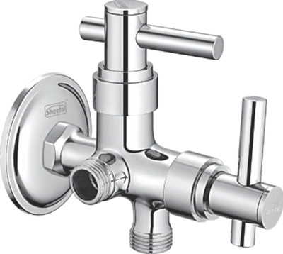 

Sheetal 1213 Movements Angular Stop Cock 2 In 1 With Wall Flange Stop Cock Faucet(Wall Mount Installation Type)