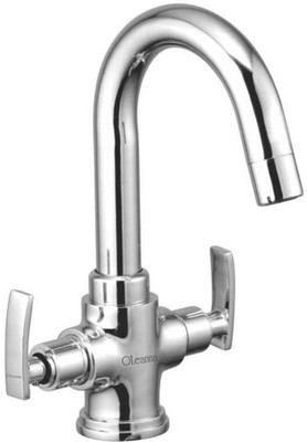 

Oleanna D-11 Desire Center Hole Basin Mixer With Connection Pipe With Hot & Cold Water Feature (Disc Fitting | Quarter Turn | Form Flow) Mixer Faucet(Deck Mount Installation Type)
