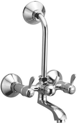 

Oleanna M-09 Magic Telephonic Wall Mixer With 115Mm Long Bend Pipe With Provision For Over Head Shower (Disc Fitting | Quarter Turn | Form Flow) Mixer Faucet(Wall Mount Installation Type)