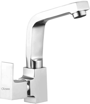 

Oleanna S-07 Square Swan Neck Pillar Tap With Swivel Spout For Sink And Basin Kitchen And Bathroom (Disc Fitting | Quarter Turn | Form Flow) Disc Faucet(Deck Mount Installation Type)