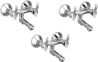

Oleanna ALCOA-10 Angel Wall Mixer Non-Telephonic With Hot & Cold Water Feature (Disc Fitting | Quarter Turn | Form Flow) (Pack of 3 Pcs) Mixer Faucet(Wall Mount Installation Type)