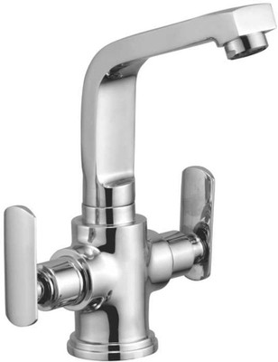 

Oleanna SD-08 Speed Center Hole Basin Mixer With Connection Pipe With Hot & Cold Water Feature (Disc Fitting | Quarter Turn | Form Flow) Mixer Faucet(Deck Mount Installation Type)