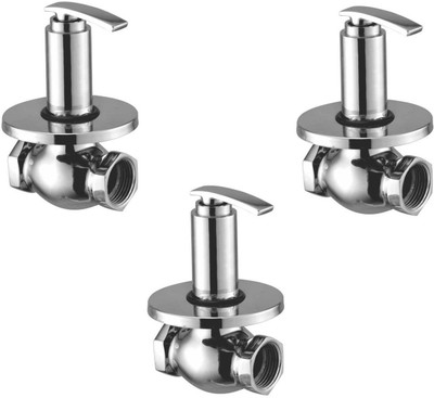 

Oleanna ALCOD-06 Desire Flush Cock 25MM [1"] Chrome Finishing (Disc Fitting | Quarter Turn) (Pack of 3 Pcs) Flush Cock Faucet(Wall Mount Installation Type)