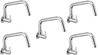 

Oleanna ModelO-08 Orange Sink Cock With Long Spout (Dish Fitting | Quarter Turn | Form Flow) (Pack of 5 Pcs) Compression Faucet(Spout Installation Type)