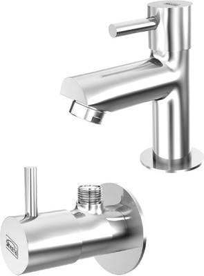 

Sheetal COMBO-1803-1804 Shine Pillar Cock and Angular Stop Cock Combo Flange Faucet(Wall Mount Installation Type)