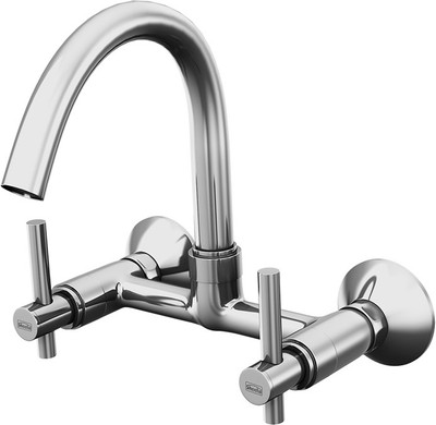 

Sheetal 2010 Nile Sink Mixer With Swinging Spout Faucet(Wall Mount Installation Type)
