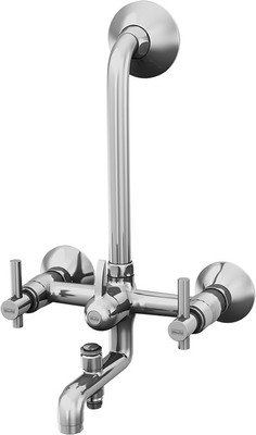 

Sheetal 2009 Nile Wall Mixer 3 In 1 System With Provision For Overhead Shower Cartridge Faucet(Wall Mount Installation Type)