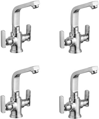 

Oleanna ASCSD-08 Speed Center Hole Basin Mixer With Connection Pipe With Hot & Cold Water Feature (Disc Fitting | Quarter Turn | Form Flow) (Pack of 4 Pcs) Mixer Faucet(Deck Mount Installation Type)