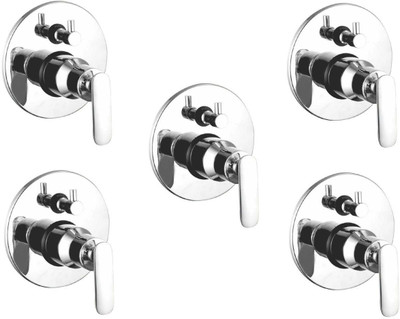 

Oleanna ModelMT-16 Metro 4 Way Complete Divertor Set And Addons Body Of Single Lever Concealed, Mixers And Divertor For Bath And Shower System (High Quality Cartridges | Quarter Turn) (Pack of 5 Pcs) Diverter Faucet(Wall Mount Installation Type)