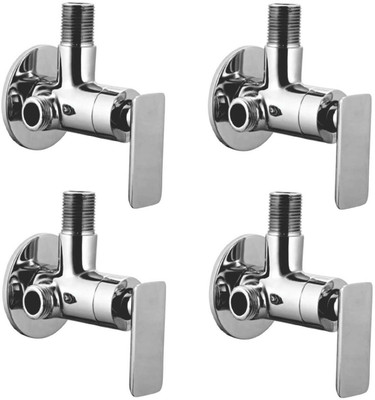 

Oleanna ASCG-07 Golf 2 In 1 Angle Valve With Wall Flange 2-Way Agular Stop Cock (Disc Fitting | Quarter Turn) (Pack of 4 Pcs) Angle Cock Faucet(Wall Mount Installation Type)