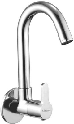 

Oleanna O-04 Orange Sink Tap With Wall Flange Sink Cock With Swivel Casted Spout Wall Mounted (Disc Fitting | Quarter Turn | Form Flow) Compression Faucet(Wall Mount Installation Type)