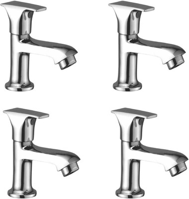

Oleanna ASCGL-03 Global Pillar Cock Chrome Finishing (Disc Fitting | Quarter Turn | Form Flow) (Pack of 4 Pcs) Pillar Tap Faucet(Deck Mount Installation Type)