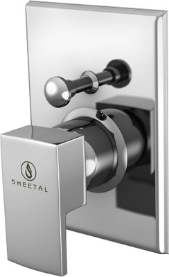 

Sheetal 3414 Gleam (High Flow) Single Lever Concealed Divertor For Bath & Shower Mixer Cartridge Faucet(Wall Concealed Installation Type)