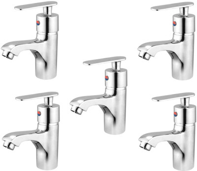 

Oleanna ModelSD-12 Speed Single Lever Basin Mixer With Connection Pipe With Hot & Cold Water Feature (High Quality Cartridges | Quarter Turn | Form Flow) (Pack of 5 Pcs) Mixer Faucet(Deck Mount Installation Type)