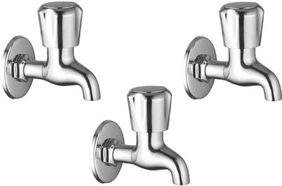 

Oleanna ALCOC-01 Caliber Bib Cock With Wall Flange (Disc Fitting | Quarter Turn | Form Flow) (Pack of 3 Pcs) Bib Tap Faucet(Wall Mount Installation Type)