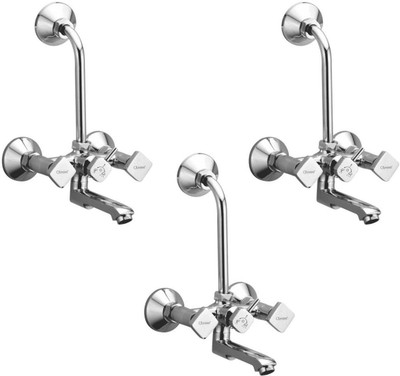 

Oleanna ALCOMY-09 Melody Telephonic Wall Mixer With 115Mm Long Bend Pipe With Provision For Over Head Shower (Disc Fitting | Quarter Turn | Form Flow) (Pack of 3 Pcs) Mixer Faucet(Wall Mount Installation Type)