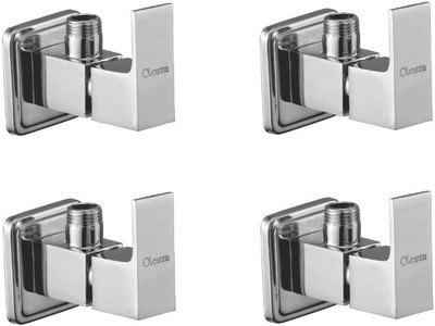 

Oleanna ASCS-02 Square Angle Valve With Wall Flange Agular Stop Cock (Disc Fitting | Quarter Turn) (Pack of 4 Pcs) Angle Cock Faucet(Wall Mount Installation Type)