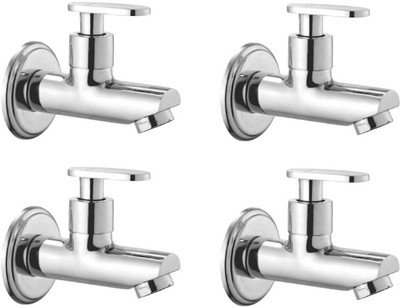 

Oleanna ASCMT-01 Metro Bib Cock With Wall Flange (Disc Fitting | Quarter Turn | Form Flow) (Pack of 4 Pcs) Bib Tap Faucet(Wall Mount Installation Type)