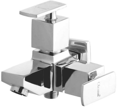

Oleanna K-07 Kubix 2 In 1 Bib Cock With Wall Flange Bib Tap (Disc Fitting | Quarter Turn | Form Flow) Bib Tap Faucet(Wall Mount Installation Type)