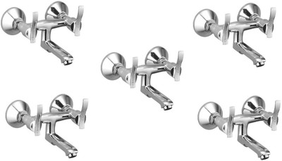 

Oleanna ModelA-10 Angel Wall Mixer Non-Telephonic With Hot & Cold Water Feature (Disc Fitting | Quarter Turn | Form Flow) (Pack of 5 Pcs) Mixer Faucet(Wall Mount Installation Type)