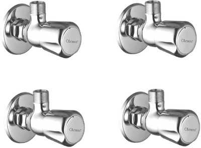 

Oleanna ASCC-02 Caliber Angle Valve With Wall Flange Agular Stop Cock (Disc Fitting | Quarter Turn) (Pack of 4 Pcs) Angle Cock Faucet(Wall Mount Installation Type)
