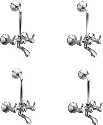 

Oleanna ASCM-09 Magic Telephonic Wall Mixer With 115Mm Long Bend Pipe With Provision For Over Head Shower (Disc Fitting | Quarter Turn | Form Flow) (Pack of 4 Pcs) Mixer Faucet(Wall Mount Installation Type)