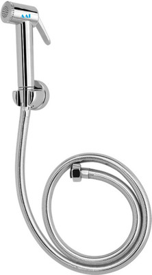 

AAI HF 1009 COMMANDO ROYAL PVC SILVER CHROME HEALTH FAUCET COMPLETE SET Health Faucet(Wall Mount Installation Type)