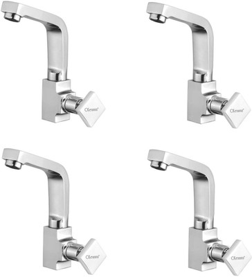 

Oleanna ASCMY-06 Melody Swan Neck Pillar Tap With Swivel Spout For Sink And Basin Kitchen And Bathroom (Disc Fitting | Quarter Turn | Form Flow) (Pack of 4 Pcs) Disc Faucet(Deck Mount Installation Type)