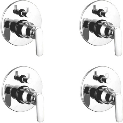 

Oleanna ASCMT-16 Metro 4 Way Complete Divertor Set And Addons Body Of Single Lever Concealed, Mixers And Divertor For Bath And Shower System (High Quality Cartridges | Quarter Turn) (Pack of 4 Pcs) Diverter Faucet(Wall Mount Installation Type)