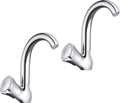 

Sheetal 2307-2 Sheetal - Galaxy Pillar Cock With Regular Swinging Spout - Set of 2 Pillar Tap Faucet(Deck Mount Installation Type)