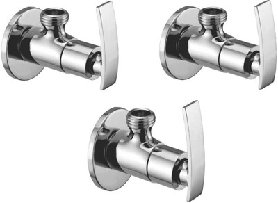 

Oleanna ALCOD-02 Desire Angle Valve With Wall Flange Agular Stop Cock (Disc Fitting | Quarter Turn) (Pack of 3 Pcs) Angle Cock Faucet(Wall Mount Installation Type)