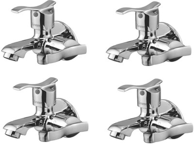 

Oleanna ASCA-05 Angel 2 In 1 Bib Cock With Wall Flange Bib Tap (Disc Fitting | Quarter Turn | Form Flow) (Pack of 4 Pcs) Bib Tap Faucet(Wall Mount Installation Type)