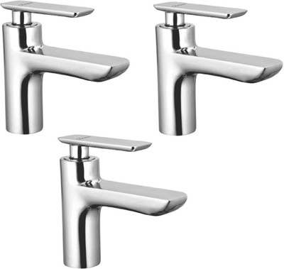 

Oleanna ALCOG-03 Golf Pillar Cock Chrome Finishing (Disc Fitting | Quarter Turn | Form Flow) (Pack of 3 Pcs) Pillar Tap Faucet(Deck Mount Installation Type)