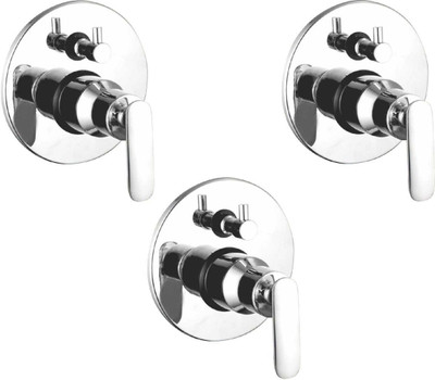 

Oleanna ALCOMT-16 Metro 4 Way Complete Divertor Set And Addons Body Of Single Lever Concealed, Mixers And Divertor For Bath And Shower System (High Quality Cartridges | Quarter Turn) (Pack of 3 Pcs) Diverter Faucet(Wall Mount Installation Type)