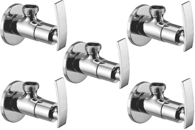 

Oleanna ModelD-02 Desire Angle Valve With Wall Flange Agular Stop Cock (Disc Fitting | Quarter Turn) (Pack of 5 Pcs) Angle Cock Faucet(Wall Mount Installation Type)
