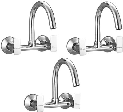 

Oleanna ALCOG-10 Golf Sink Mixer With Hot & Cold Water Feature (Disc Fitting | Quarter Turn | Form Flow) (Pack of 3 Pcs) Mixer Faucet(Wall Mount Installation Type)