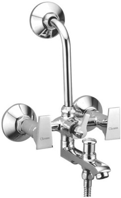 

Oleanna GL-14 Global Wall Mixer 3 in 1 with 115Mm Bend Pipe and Provision for Over Head and Hand Shower (Disc Fitting | Quarter Turn | Form Flow) Mixer Faucet(Wall Mount Installation Type)